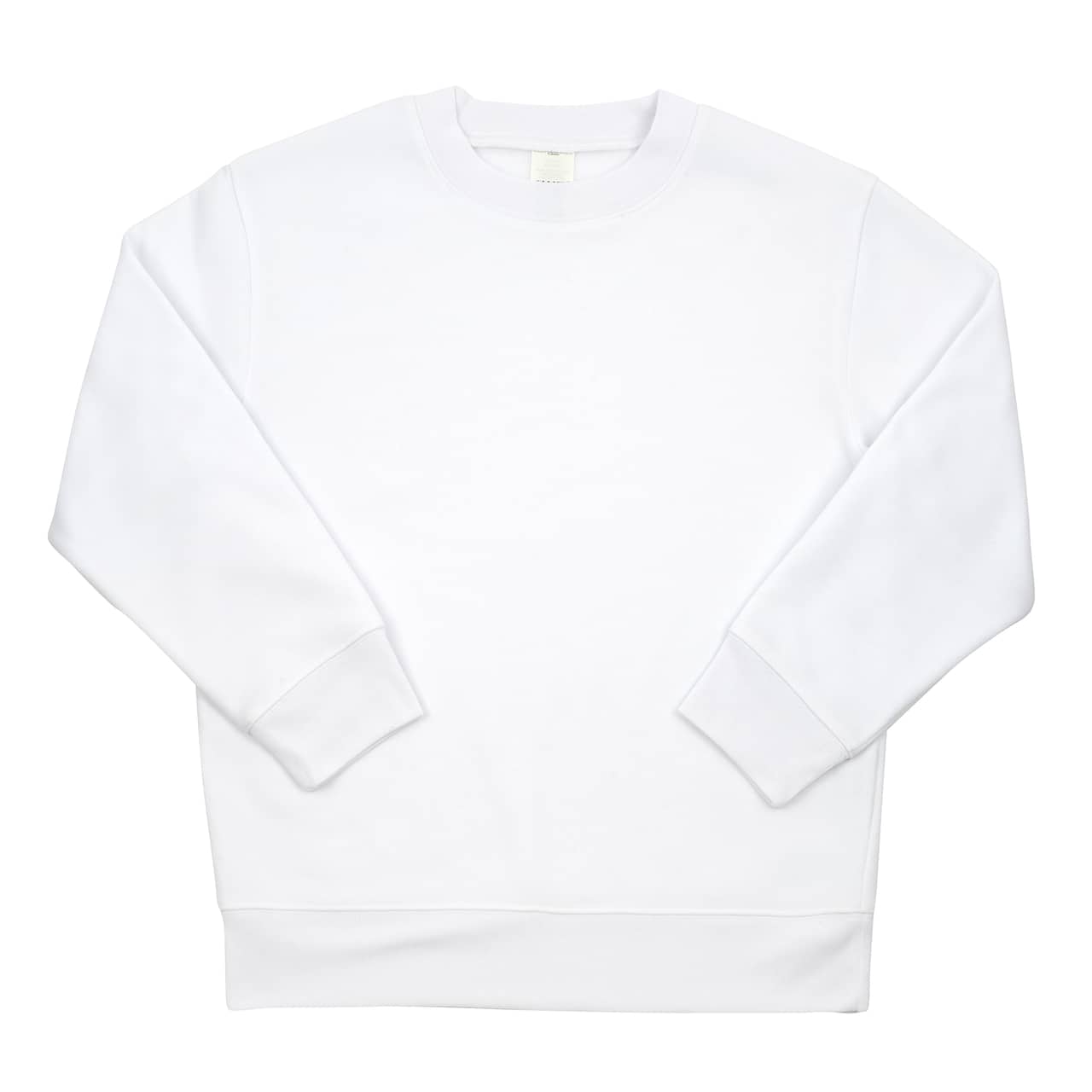 12 Pack: White Crew Neck Youth Sublimation Sweatshirt by Make Market®